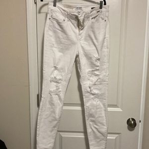 Brand New Judy Blue White distressed jeans size 11/30